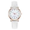 Nuevo Reloj de Cuarzo Simple con Números para Hombres y Mujeres Estudiantes, Reloj Luminoso, Reloj Casual de Piel Mate Fresca para Mujeres