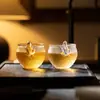 Copa Pixiu de Cristal Estilo Antiguo, Copa de Maestro, Taza de Té Hecha a Mano, Taza Individual, Taza de Vidrio de Lujo Ligero de Alta Gama para Preparación de Té en Casa, Artículo de Regalo