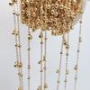 DIY corrente de cor cobre puro com fecho de clipe de cruz e bola, corrente solta feita à mão para colar, pulseira, acessórios, grampo de cabelo, material para vestuário