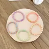 Diadema de pelo coreana de alta elasticidad, banda de goma DIY, cuerda para retorcer el pelo, diadema bonita para mujer, cuerda con cubierta de cuero, venta al por mayor