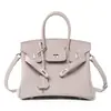 Bolsa Birkin de Couro Togo Bolsa Kelly Couro Genuíno Grande Capacidade Estilo Nicho de Luxo Bolsa de Mão Pequena para Mulheres Trabalhadoras de Escritório