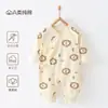 Macacão de Bebê, Algodão Puro Classe A, Macacão para Todas as Estações, Roupa Estilo Monge para Recém-Nascidos de 0 a 3 Meses, Roupas para Bebês Recém-Nascidos para Primavera e Outono