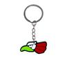 Llavero de comida mexicana, bolso, llavero, colgante, cibercelebrante, PVC, goma suave, metal, colgante, pequeña joyería