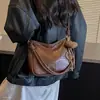 Bolsa de ombro, bolsa de mão estilo coreano e japonês 2026, bolsa transversal de axila simples e leve, nova moda de outono para mulheres, versátil e luxuosa