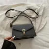 2026 bolso cuadrado pequeño de moda retro con cierre, nuevo, simple, moderno, estilo coreano, moda simple, de un solo hombro, bandolera