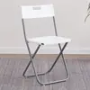 Silla Plegable para Uso en Casa, Silla de Plástico Moderna y de Moda para Fotos, Silla para Dormitorio, Oficina, Reuniones, Capacitación, Exterior con Respaldo, Venta al por Mayor