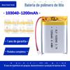 103040 polímero de lítio bateria 1200mAh bluetooth alto-falante bateria recarregável 3.7v 1000 mA tomada