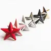 Remaches Pentagrama de Colores para DIY Remaches de Estrella de Cinco Puntas Elevada Remaches DIY Remaches de Pentagrama Convexos Accesorios