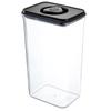 Latas de Plástico Selladas, Cajas de Almacenamiento de Granos de Grado Alimenticio, 6 Juegos de Botellas de Almacenamiento Cuadradas Giratorias de Cocina a Prueba de Humedad y para Conservar la Frescura