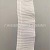 Recorte de diente de perro organza plisado palillo de dientes plisado encaje de gasa hongo falda puño escote cortina decoración mosquitera