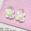 Nuevo Animal de Dibujos Animados Conejo Conejo Accesorios de Resina Pegamento de Crema DIY Pasador Titular de Teléfono Colgante Material Creativo