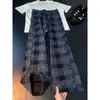 Pantalones casuales de cuadros azul marino estilo americano para hombre, diseño fino de otoño, pantalones transpirables de pierna recta, pantalones largos deportivos de corte holgado
