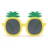 Modelo Nuevo 2025 Gafas Decorativas de Dibujos Animados para Niños Monturas Lindas y Divertidas Accesorios para Fotos Gafas de Sol con Protección Solar para Niños y Niñas Accesorios de Piña