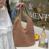 Bolso de Paja Nuevo Estilo Coreano para Mujer, Temporada Primavera/Verano 2026, Gran Capacidad, Bolso de Playa Estilo Ins, Versátil