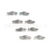 Pendientes Dobles Perforantes de Titanio F136 con Alas de Ángel Incrustadas con Circonita 5A, Clavos para Cartílago Auricular de Aleación de Titanio G23