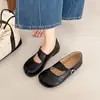 Sapatos Mary Jane Femininos com Dedos Separados 2026 Outono Novo Solado Macio Tira Única Versáteis Casuais Mocassins Atacado