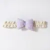 Diademas Elásticas para Bebé Estilo Nuevo Europeo y Americano, Pañuelos para Niños con Moño de Color Sólido, Accesorios para el Cabello de Bebé de Encaje de Comercio Exterior Transfronterizo