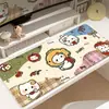 Alfombrilla de ratón de oficina de dibujos animados Hello Kitty, Alfombrilla de escritorio extragrande, Resistente a las manchas, Fácil de limpiar, Mantel de tierra de diatomeas absorbente de agua