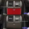 Adecuado para 09-12 Mercedes-Benz Clase R Modificación de Interior de Coche Fibra de Carbono Compartimento Central Trasero Puerta Calcomanía Decorativa
