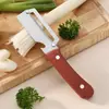 Cortador Multifuncional de Cebolla de Acero Inoxidable, Pelador y Rallador de Cocina, Herramienta Doméstica para Pelar Cebolletas y Ajo, Herramienta Especial para Frutas y Verduras