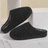 Atacado da Fábrica de Origem: Pantufas de Algodão Fechadas de Lã para Outono e Inverno, Antiderrapantes, Resistentes ao Desgaste, Para Manter a Casa Aquecida, Sola Macia, Multicor, Estilo Casal