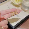 Brincos Super Brilhantes de Prata 925 com Pino, Personalizados com Zircônia Total, Estilo de Luxo Leve de Alta Qualidade, Brincos Populares, Acessórios de Orelha de Moda Elegantes e Requintados para Mulheres