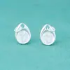 Plata Esterlina S925 Maciza Plata Lisa Electrochapado de Precisión Estilo Nacional Colgante de Paz y Alegría Cuerda de Cuentas para DIY Accesorios de Plata