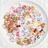 Joyería de Arte de Uñas de Dibujos Animados de Verano Linda Hielo a Través Playa Sanrio Gato Kt Anillo Salvavidas Decoración de Uña de Oreja DIY
