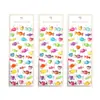 Etiqueta Adhesiva Transparente Personalizada con Logo de Pegamento de Colores Dibujo Animado Lindo Pegatina Estéreo de PVC Pegamento 3m