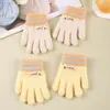 Guantes de Invierno para Bebé Niños Cinco Dedos Dedos Separados Lindos de Niña de Niño Infantiles Engrosados 1-3 Años 2 Cálidos