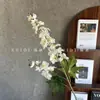 Flores Artificiais Hastes Longas Delfínio Phalaenopsis Jacinto Arranjo Floral de Teto para Salão de Casamento Teto Alto Materiais Florais Fabricante Atacado