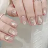 Adesivos de Estrela de Cinco Pontas Prateados Acessórios para Nail Art Tendência Adesivos de Unha de Estrela Vazada Adesivos de Nail Art Usáveis