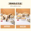 Recipiente hermético de acero inoxidable 304 estilo japonés con tapa de bambú almacenamiento almacenamiento en refrigerador rectangular tapa de madera lonchera caja de acero inoxidable