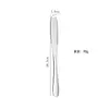 Cuchillo para mantequilla de acero inoxidable 430 transfronterizo con agujero, Esparcidor de pan, mermelada, queso, Cuchillo para crema en stock