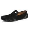 Zapatos casuales de talla grande Tods de cuero genuino estilo coreano, modernos, versátiles, slip-on de pulpo perezoso, zapatos para conducir