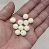 Acessórios para Joias Marfim Fruta Esculpida Flor Rosa Lótus Contas Espaçadoras Semi-Acabadas Contas para Montagem de Pulseira DIY Contas Soltas Acessórios