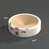 Bandeja de sisal rascador para gatos nido para gatos integrado resistente al desgaste sin astillas redondo Garra de gato juguete de lino estructura para trepar rascador multifuncional