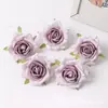 Flor artificial Cabeza de flor rosa Sirius material para corona hecha a mano diy Accesorios de fondo de pared de flores decorativas hechas a mano Mori