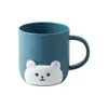 Vaso para enjuague bucal Hogar Niños Alto valor Taza para cepillo Dibujo animado lindo Vaso para enjuague bucal Niños y niñas un par de Tazas creativas para dientes