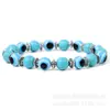 Comercio exterior transfronterizo superventas joyería malaquita natural Ojo de Diablo pulsera de moda hecha a mano para niñas primavera 2023