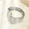 Pulsera de Cruz Brillante Personalidad Femenina Brazalete Metálico Ancho Abierto Moda Europea Americana Joyería Geométrica Irregular Venta al por Mayor