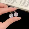 Hermosos Pendientes de Circonita Color Huevo de Paloma para Mujer 2026 Nuevo Estilo Caliente de Gama Alta Elegantes Pinzas y Aros Hermosos Pendientes