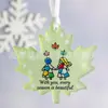 Decoraciones Creativas de Copo de Nieve Navideñas para Árbol de Navidad Colgantes Decoración de Fiesta Interior Regalos