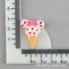 Accesorios de Resina de Helado, Conos de Mickey y Minnie, Materiales para Funda de Teléfono con Pegamento de Crema, Mini Crocs