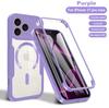 Adecuado para Funda de Teléfono Móvil Qicai Iphone18Promax Apple 17Pro Transparente 16 Succión Magnética 15 Funda Protectora 14
