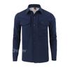 Camisa de forro polar cálida para hombre ESDY para exteriores, primavera y otoño, chaqueta camisa informal para montañismo