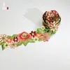 Accesorios de Encaje Multicolores Solubles en Agua de Poliéster, Decoración Hanfu Estilo Retro, Accesorios Florales DIY para Ropa de Mujer Estilo Étnico