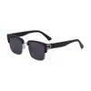 2026 Nuevas Gafas de Sol de Moda Europeas y Americanas de Media Montura para Hombre, Elegantes y Versátiles Gafas de Sol con Protección Solar para Exteriores para Hombre, Transfronterizo