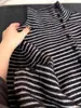 Suéter de Tricô Listrado Gola Alta Meia-Calça Estilo Coreano Feminino Plus Size, Novo Estilo Outono e Inverno para Mulheres Curvilíneas, Top Interno Emagrecedor e que Valoriza o Corpo