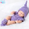 Nueva Muñeca Reborn Bebé Durmiendo de Cuerpo Completo de Plástico Suave Vinilo Muñeca de Bebé Muñeca Mini Venta Caliente Transfronteriza Al por Mayor